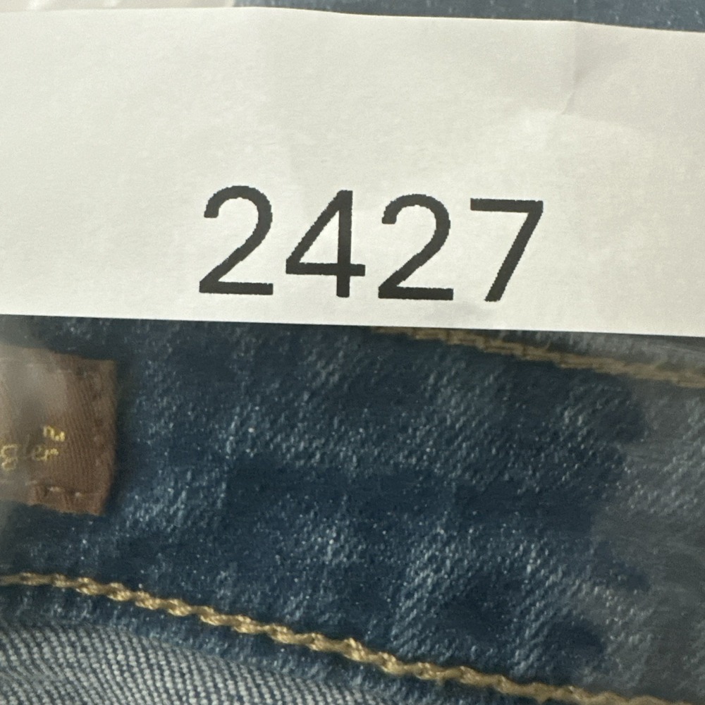 Aura Wrangler Womens Short Rise Blue‎ Jeans Size 12P Tall Western Ranch Rodeo - Picture 10 of 10